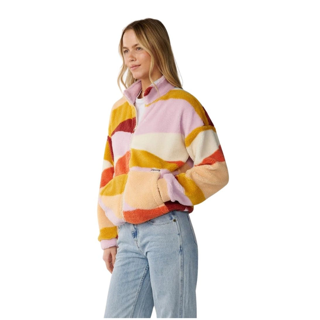 Rip Curl Retro Swell Zip Through Polar Fleece