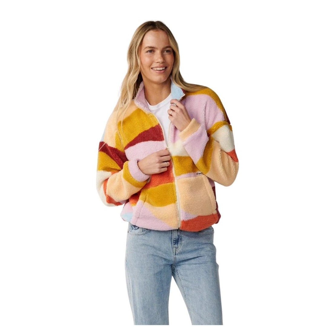 Rip Curl Retro Swell Zip Through Polar Fleece