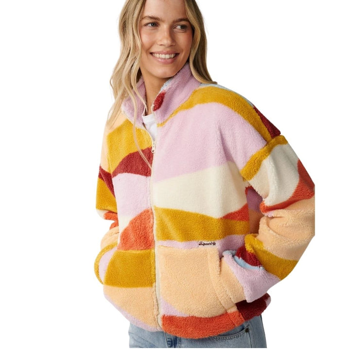 Rip Curl Retro Swell Zip Through Polar Fleece