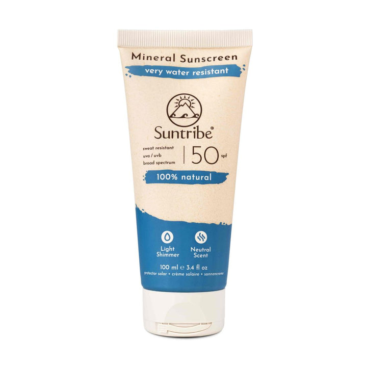 Suntribe Active Natural Mineral Sunscreen 100ml SPF50