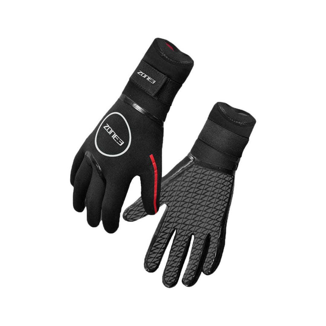 Studio Photo of Zone3 Heat Tech Gloves for swimming