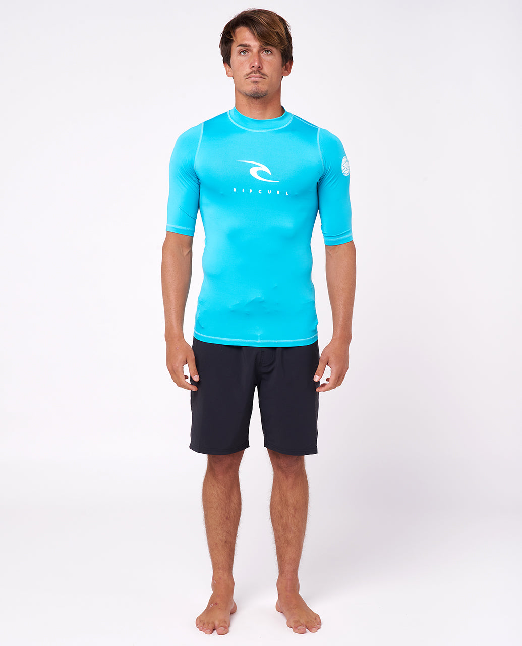 Rip Curl Mens Corps Short Sleeve Rash Vest 2023