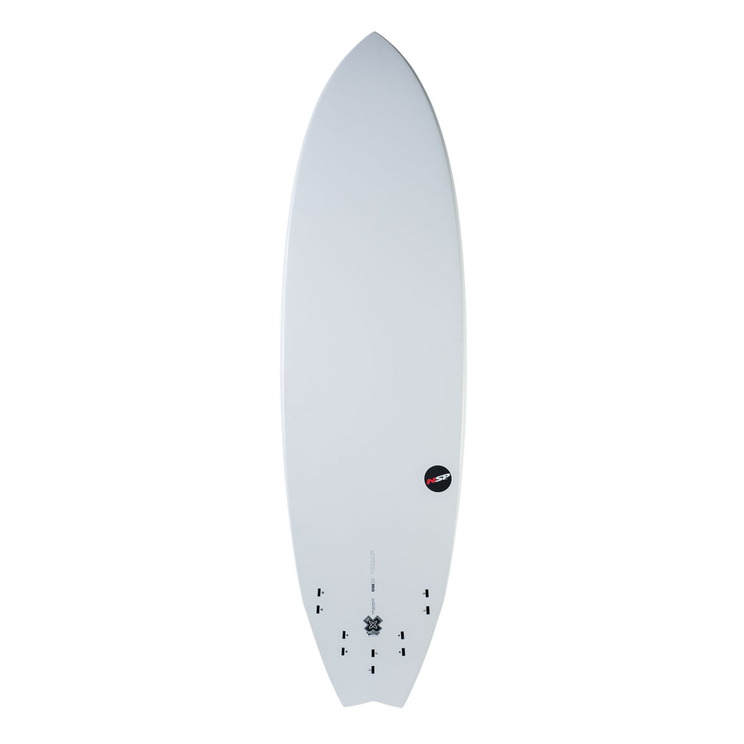 NSP Elements HDT Fish Surfboard 6ft 4in White