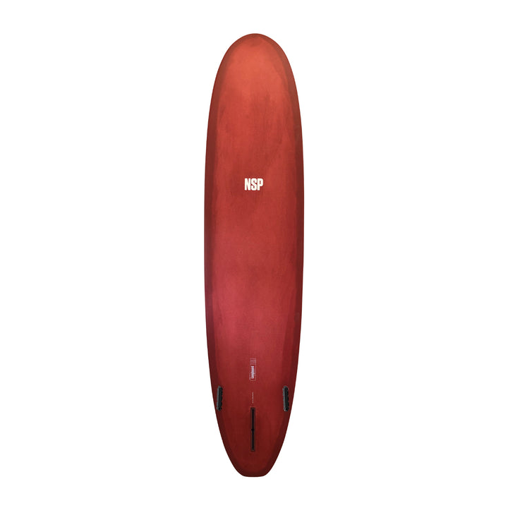 NSP Protech Longboard Surfboard 9ft Red Tint