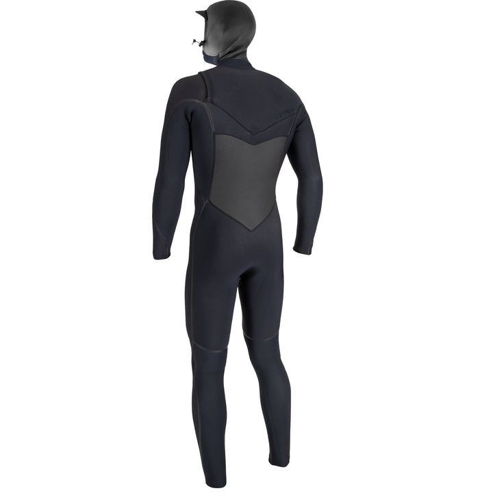 O'Neill Mens Psycho Tech 6/4+mm Chest Zip Hooded Wetsuit TB4