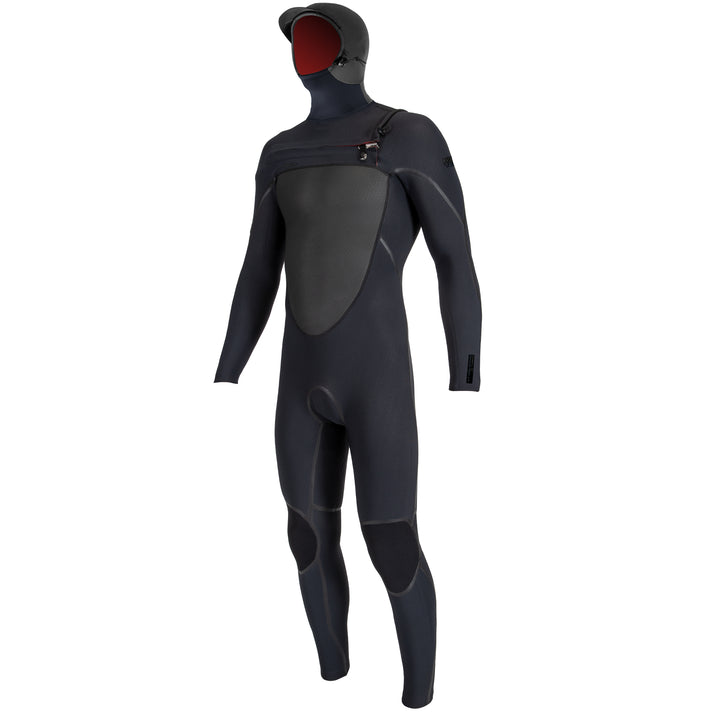 O'Neill Mens Psycho Tech 6/4+mm Chest Zip Hooded Wetsuit TB4