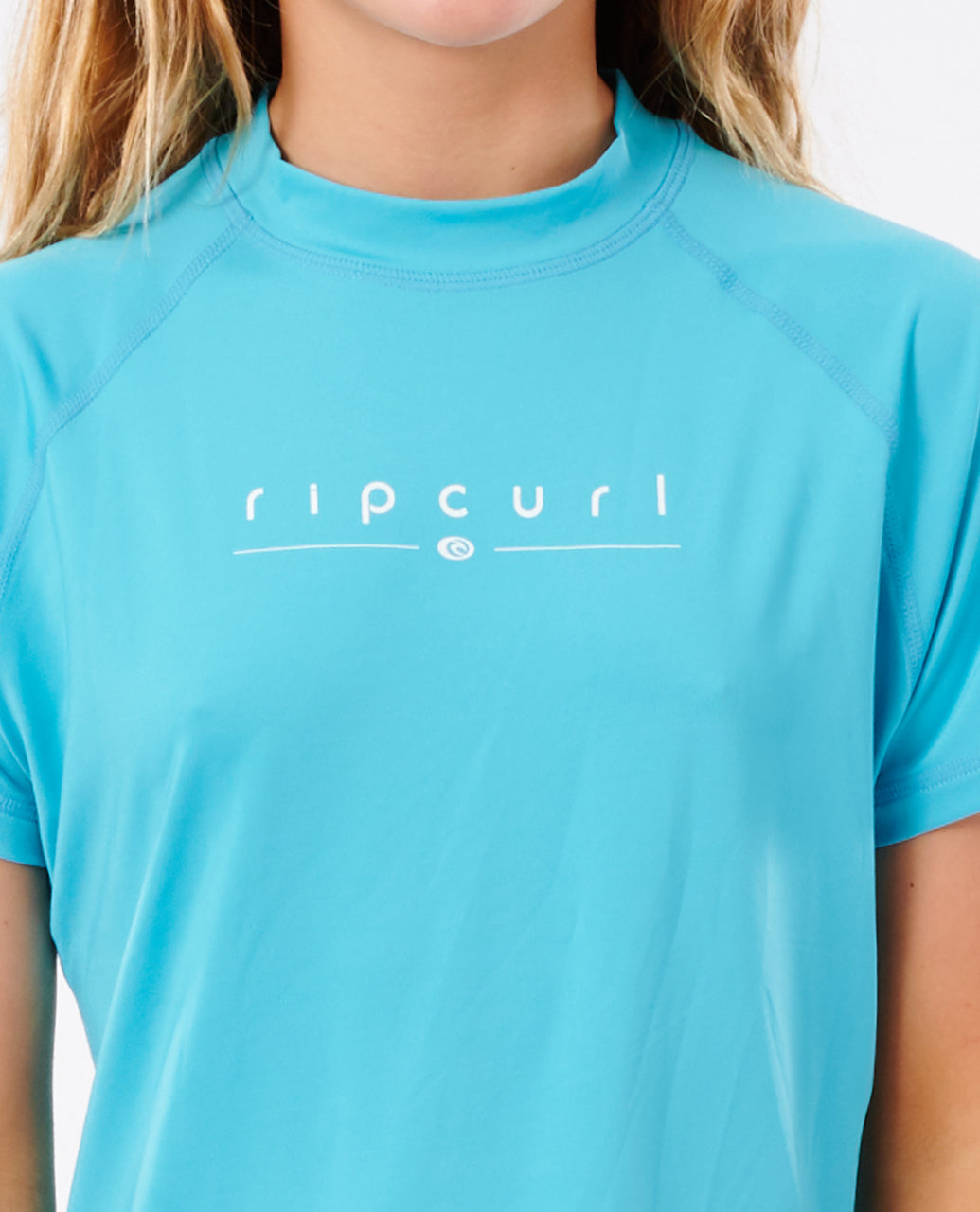 Rip Curl Kurzarm-T-Shirt mit goldenen Strahlen für Kinder