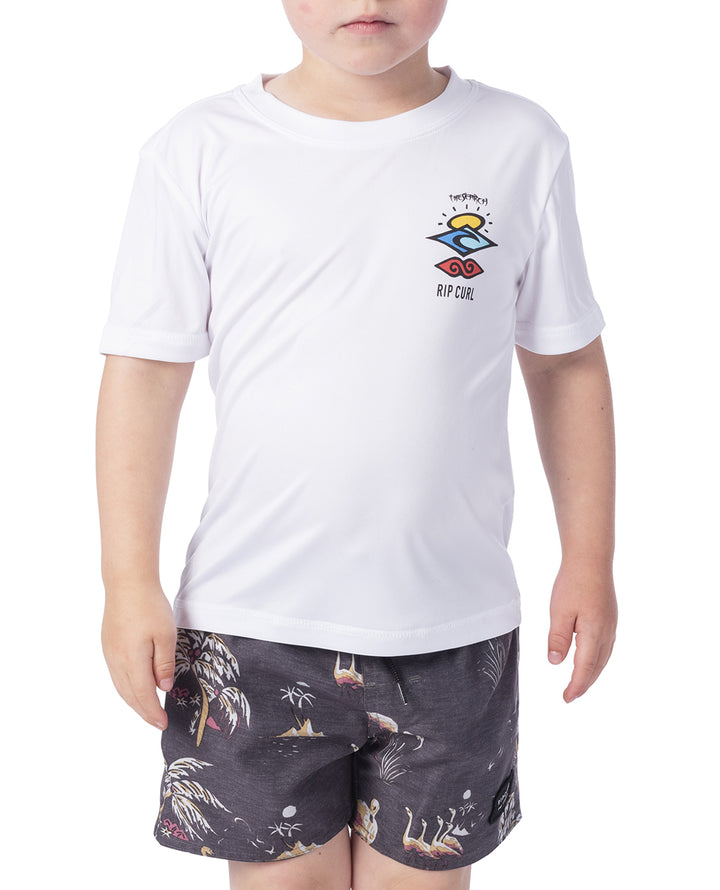 Rip Curl Kinder Grom Search SS Rash Vest