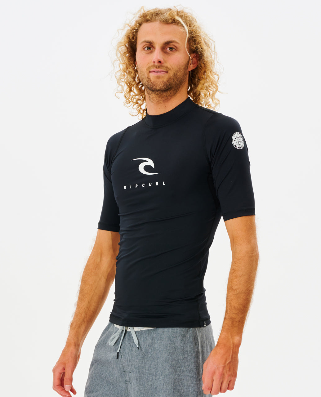 Rip Curl Mens Corps Short Sleeve Rash Vest 2023