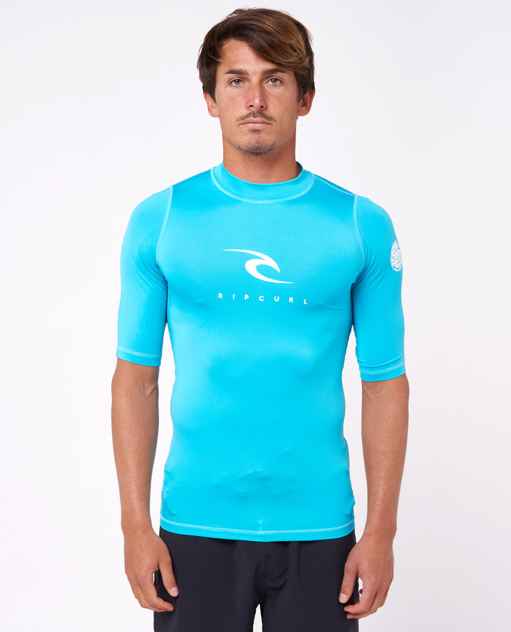 Rip Curl Mens Corps Short Sleeve Rash Vest 2023