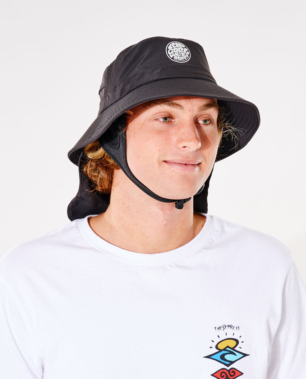 Surf Bucket Hat with Chin Straps for Surfing, SUP, and Watersports :  : Sports & Outdoors