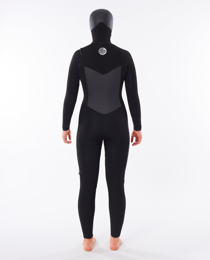 Rip Curl Womens Flashbomb 6/4mm Hooded Chest Zip Wetsuit