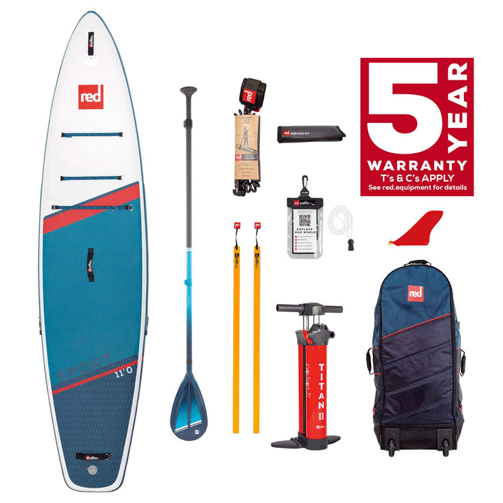 2023 Red Paddle Sport 11ft aufblasbares Paddle-Board-Paket