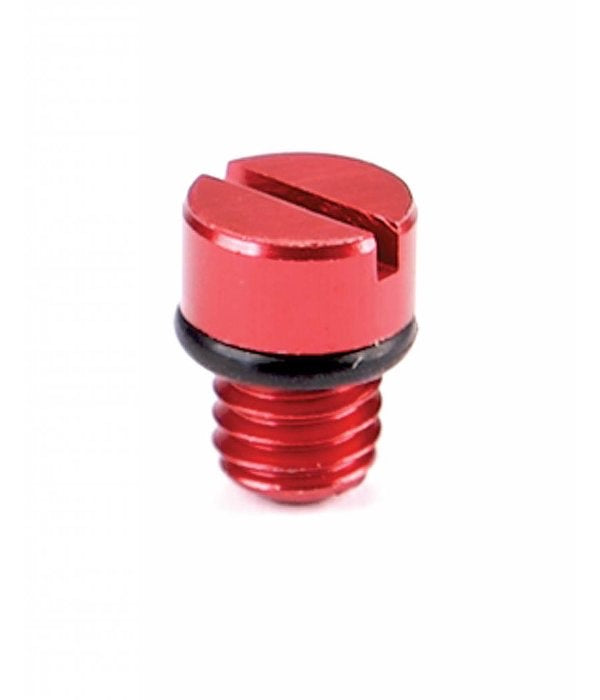 Red Air Screw Vent with O-ring