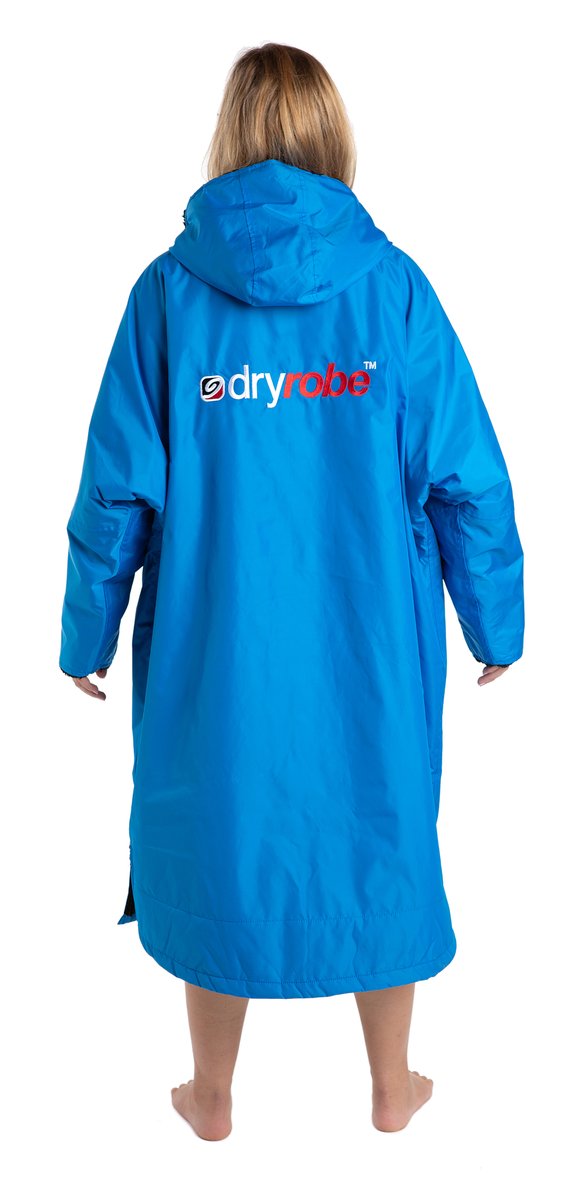 Dryrobe Advance  Changing Robe Long Sleeved - Cobalt Blue/Black - Surfdock Watersports Specialists, Grand Canal Dock, Dublin, Ireland