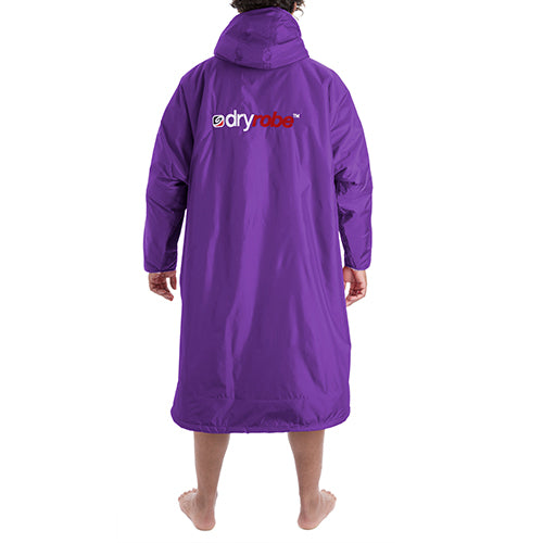 Dryrobe Advance Changing Robe Long Sleeved - Purple/Grey - Surfdock Watersports Specialists, Grand Canal Dock, Dublin, Ireland