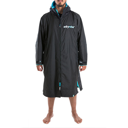 Dryrobe Advance Changing Robe Long Sleeved - Black/Blue - Surfdock Watersports Specialists, Grand Canal Dock, Dublin, Ireland