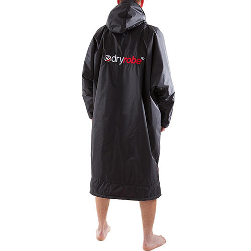 Dryrobe Advance Changing Robe Long Sleeved - Black/Red - Surfdock Watersports Specialists, Grand Canal Dock, Dublin, Ireland