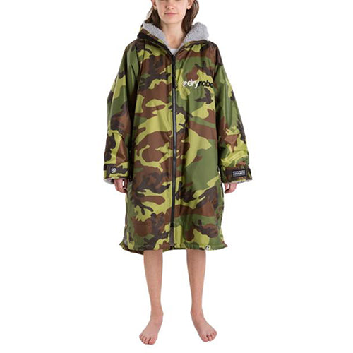 Dryrobe Advance Changing Robe Long Sleeved - Camo/Grey - Surfdock Watersports Specialists, Grand Canal Dock, Dublin, Ireland