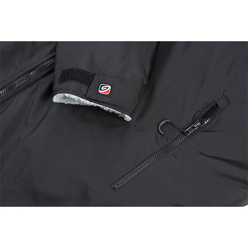 Dryrobe Advance Changing Robe Long Sleeved - Black/Grey - Surfdock Watersports Specialists, Grand Canal Dock, Dublin, Ireland
