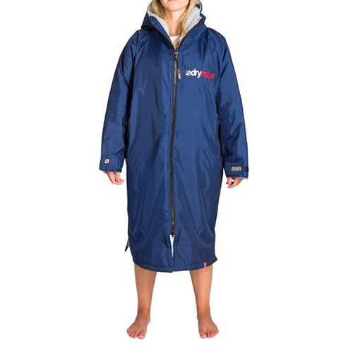 Dryrobe Advance Changing Robe Long Sleeved - Navy/Grey - Surfdock Watersports Specialists, Grand Canal Dock, Dublin, Ireland