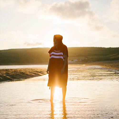 Northcore Beach Basha Changing Robe - Stripes - Surfdock Watersports Specialists, Grand Canal Dock, Dublin, Ireland