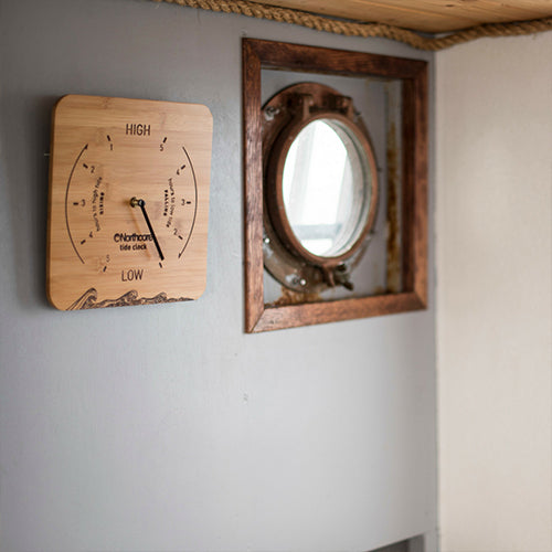 Northcore Wall Mounted Bamboo Tide Clock - Surfdock Watersports Specialists, Grand Canal Dock, Dublin, Ireland