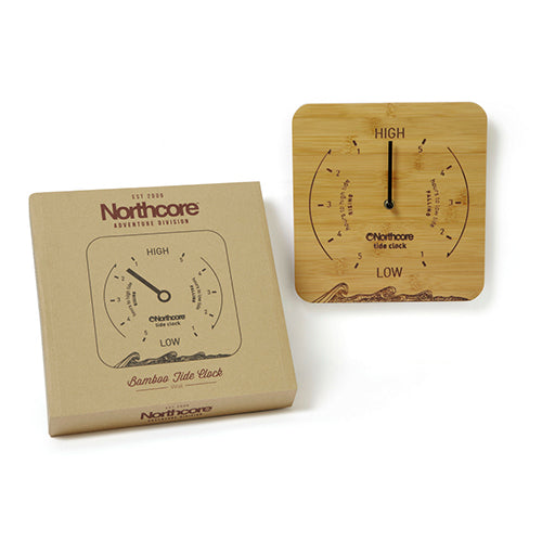 Northcore Wall Mounted Bamboo Tide Clock – Surfdock Watersports