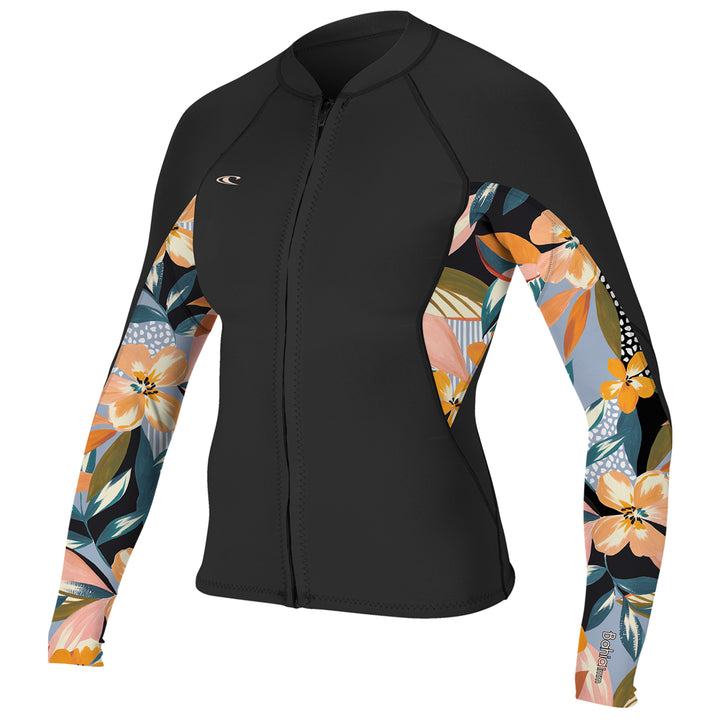 O'Neill Bahia Front Zip Womens Neoprene Jacket 1mm