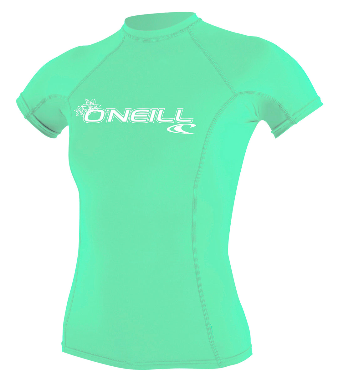 O'Neill Womens Basic Rash Vest Short Sleeved