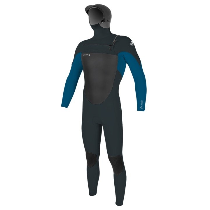 O'Neill Mens Epic 6/5/4mm Chest Zip Hooded Wetsuit
