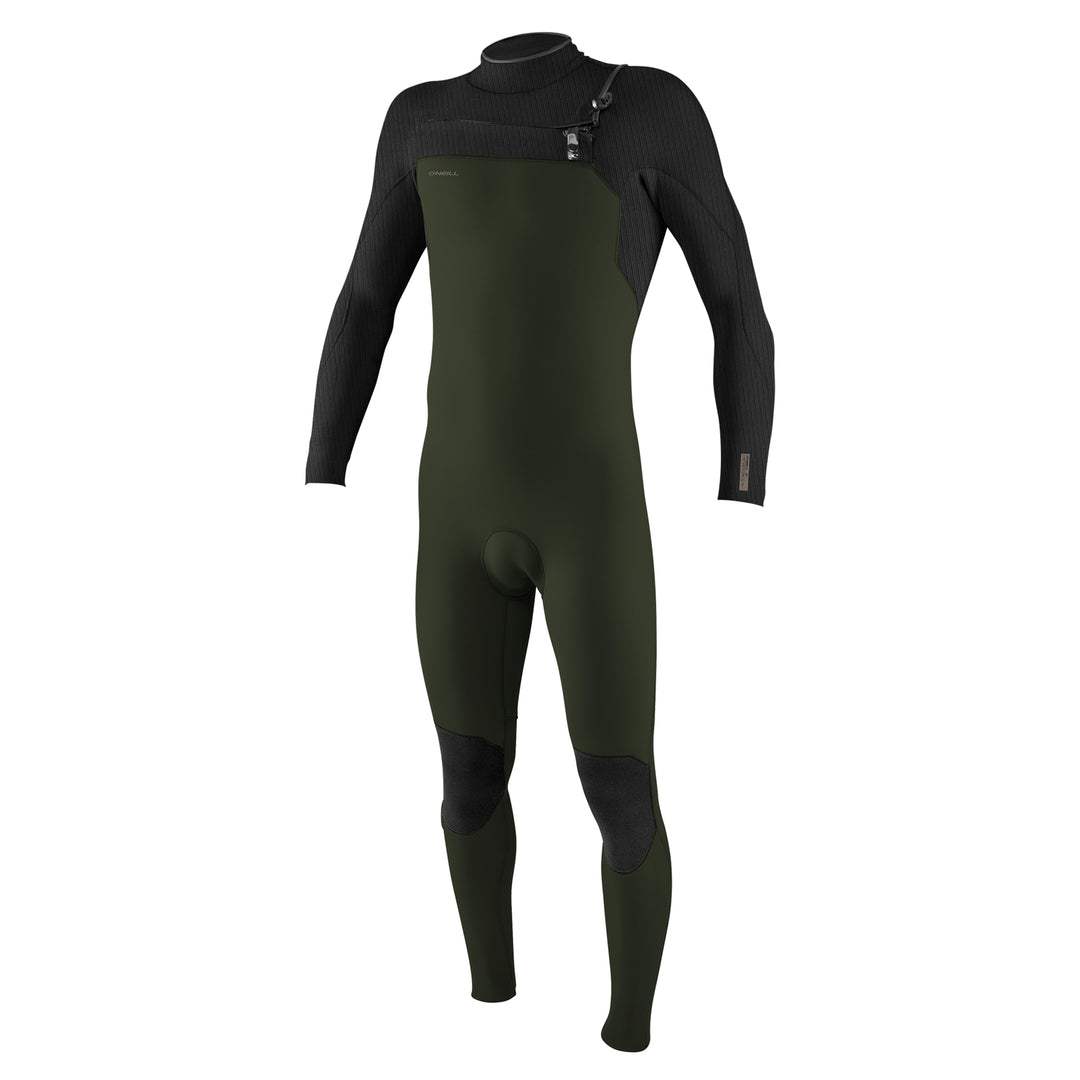 O'Neill Mens Hyperfreak 5/4+mm Chest Zip Wetsuit