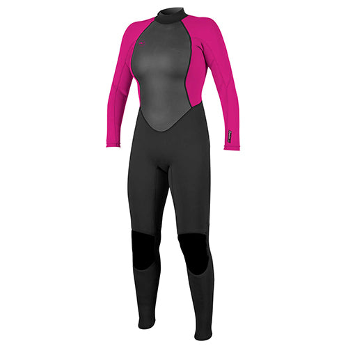 O'Neill Womens Reactor II 3/2 Full Wetsuit - Surfdock Watersports Specialists, Grand Canal Dock, Dublin, IrelandStudio Photo of O'Neill Womens Reactor 3/2 Wetsuit Pink