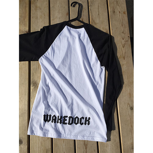 Wakedock Baseball Tee - Surfdock Watersports Specialists, Grand Canal Dock, Dublin, Ireland